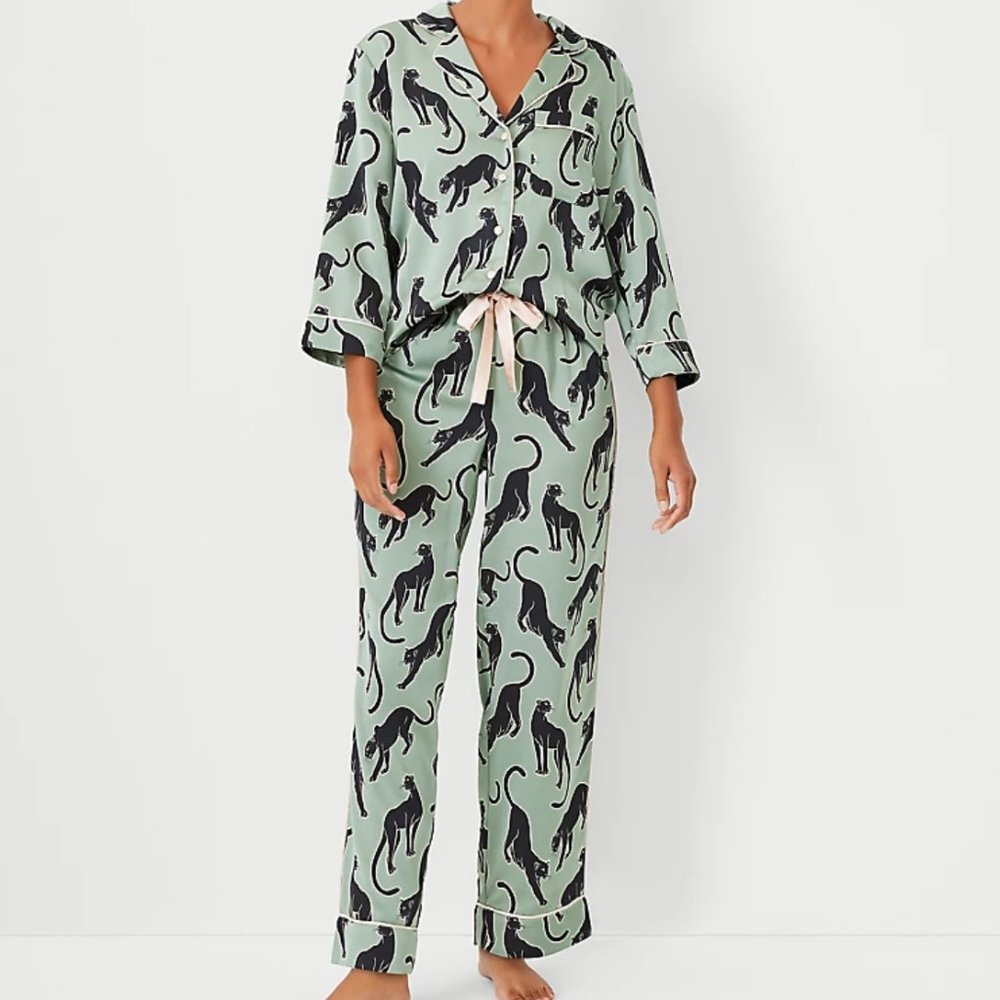 ANN TAYLOR Cat Pajama Set